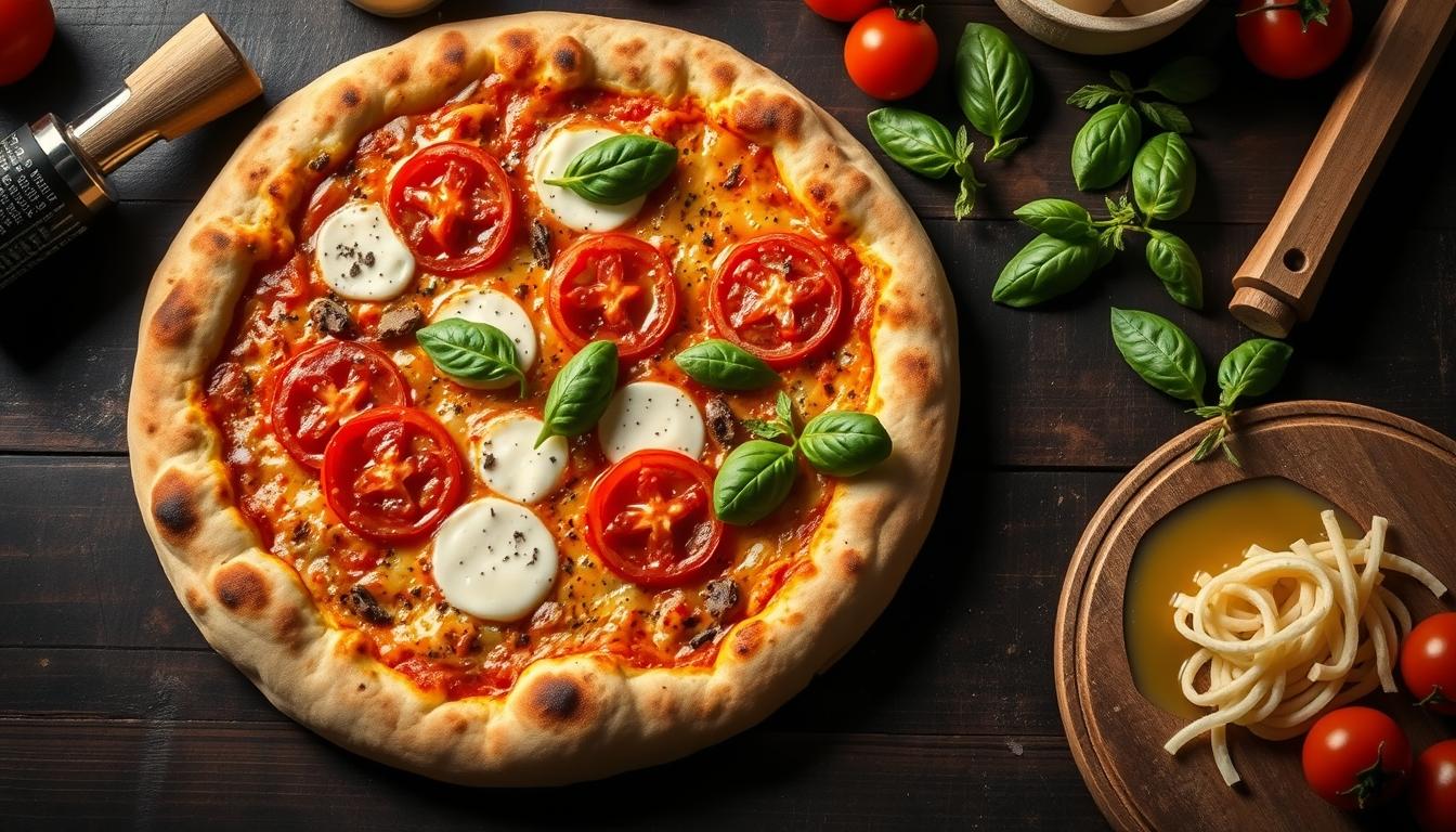 Balanced healthy meal prepared in a home kitchen