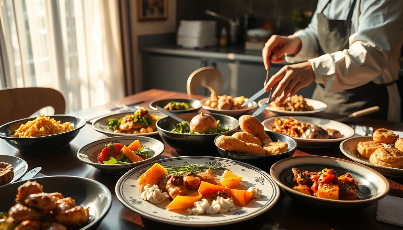Freshly baked homemade cake in a kitchen setting